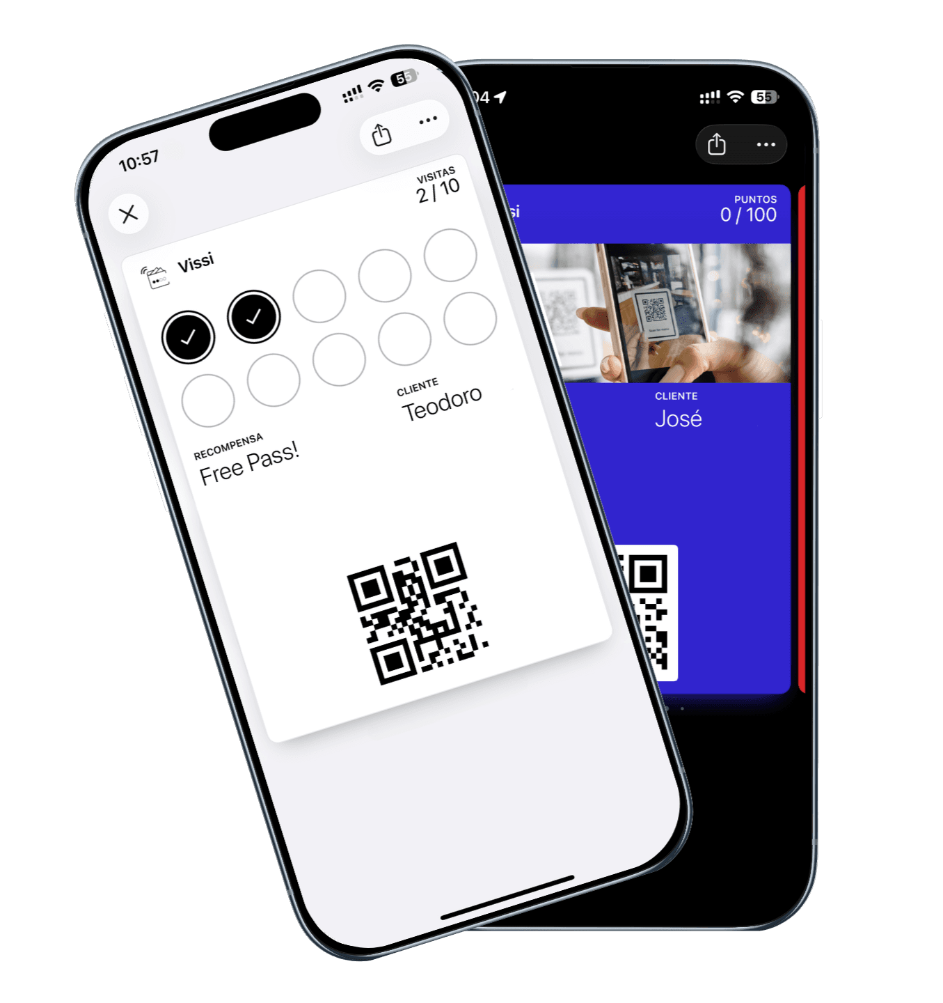 Vissi en Apple Wallet y Google Wallet